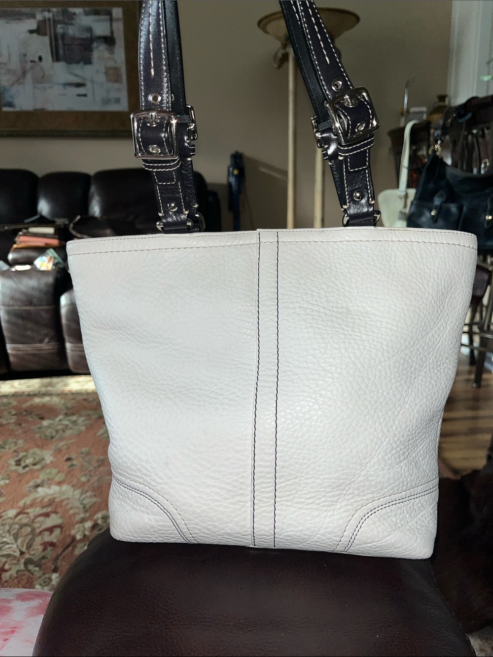 Coach Y2K Hampton pebbled leather handbag. F13089 - Picture 2 of 6